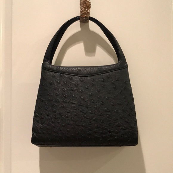 vintage ostrich purse